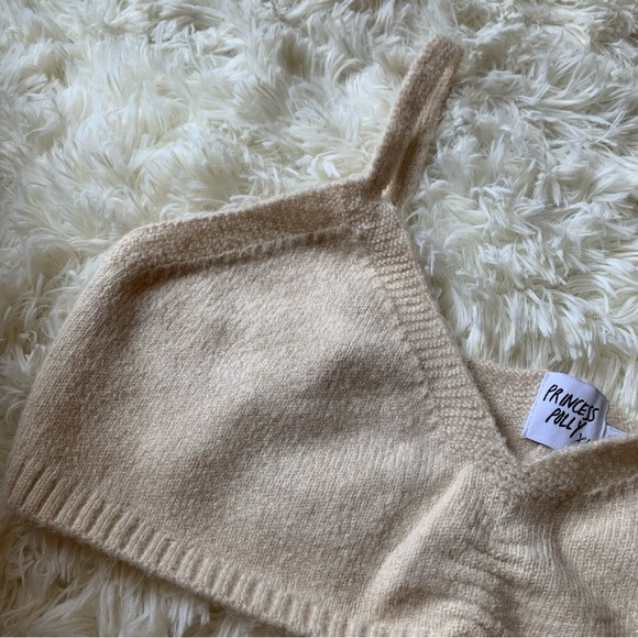 Princess Polly Nude Crop Top - Picture 3 of 8